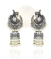 Kruttika Silver Earrings